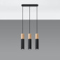 Pendel lampa PABLO 3 svart Pendel lampa PABLO 3 svart