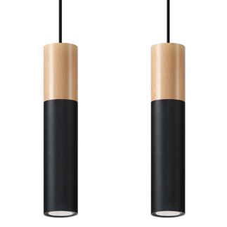 Pendel lampa PABLO 2 svart
