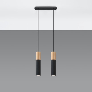 Pendel lampa PABLO 2 svart