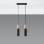 Pendel lampa PABLO 2 svart