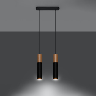 Pendel lampa PABLO 2 svart