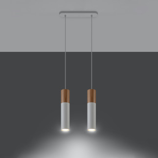 Pendel lampa PABLO 2 vit