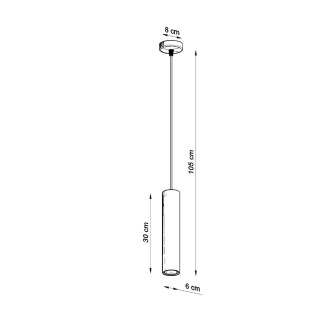 Hängande lampa LINO trä