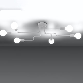 Ljuskrona VECTOR 6 vit