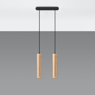 Pendel lampa LINO 2 trä