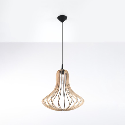 Pendel lampa ELZA trä