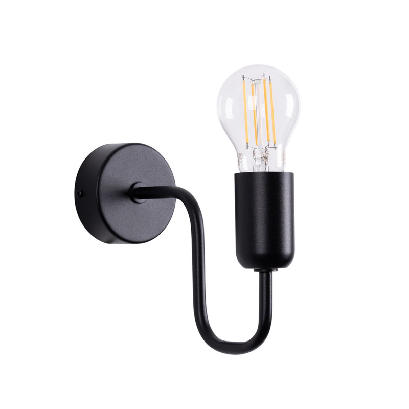 Vägglampa VECTOR svart