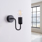 Vägglampa VECTOR svart