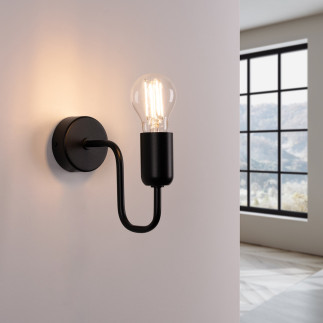 Vägglampa VECTOR svart