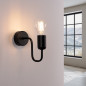 Vägglampa VECTOR svart