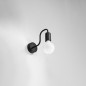 Vägglampa VECTOR svart