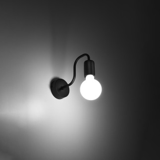 Vägglampa VECTOR svart