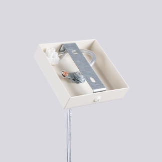 Taklampa LAGOS 1 beige