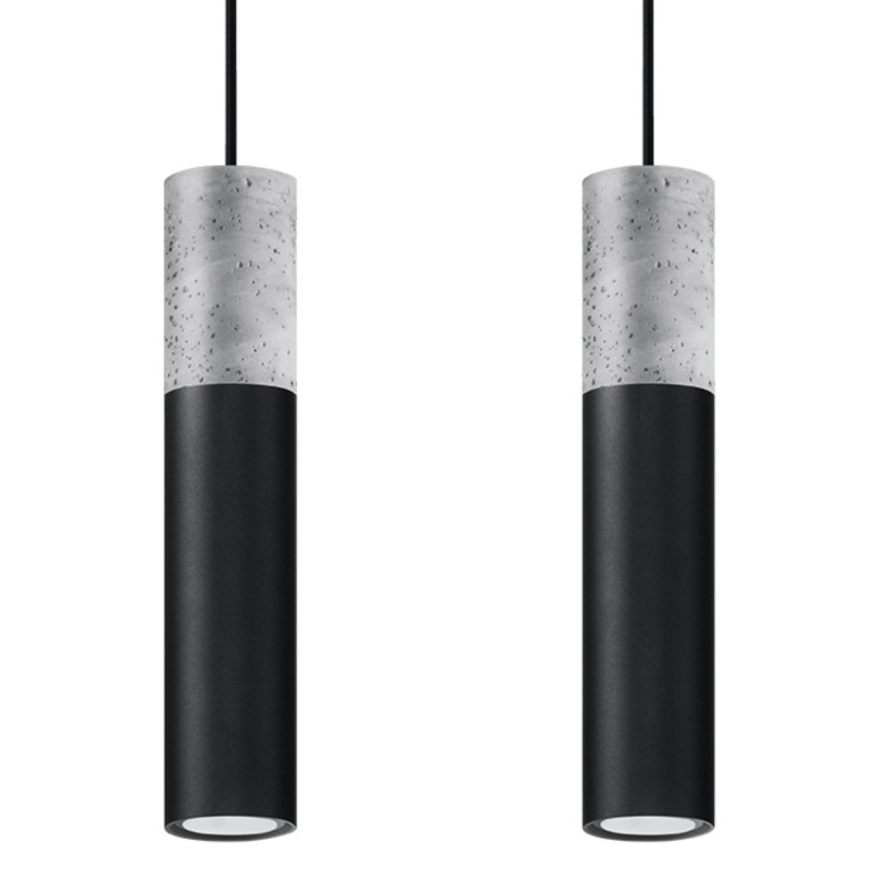 Pendel lampa BORGIO 2 svart