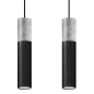 Pendel lampa BORGIO 2 svart