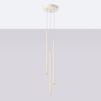 Taklampa PASTELO 3P beige