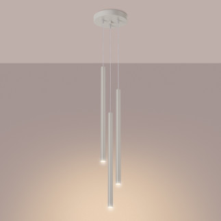 Taklampa PASTELO 3P beige