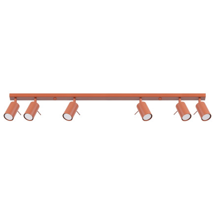 Taklampa RING 6L röd ochra