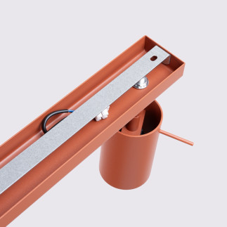 Taklampa RING 6L röd ochra