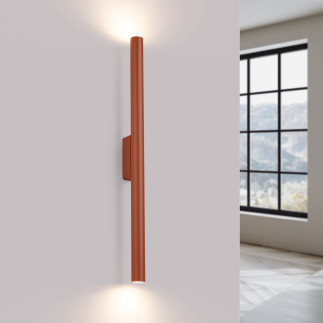 Vägglampa PASTELO 2 röd ockra