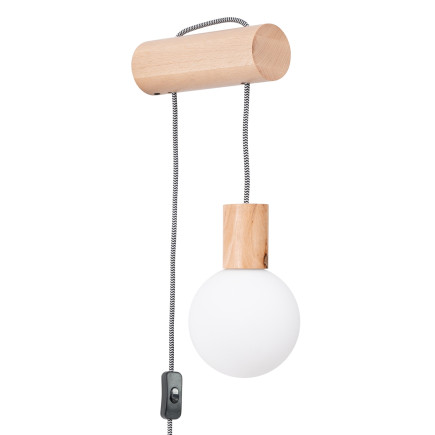 Vägglampa NIBMI G9 med strömbrytare