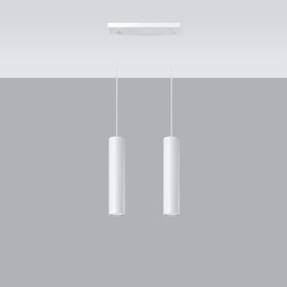 Pendel lampa LAGOS 2 vit