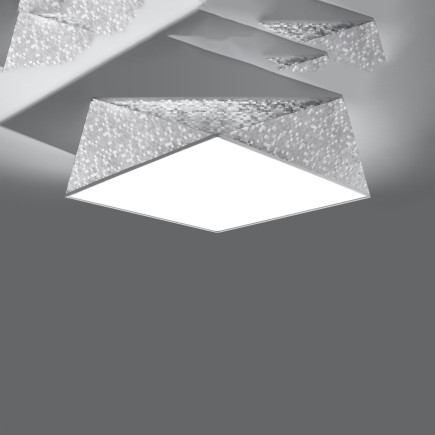 Taklampa HEXA 45 silver