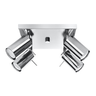 Taklampa RING 4 krom