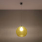 Pendel lampa BALL gul