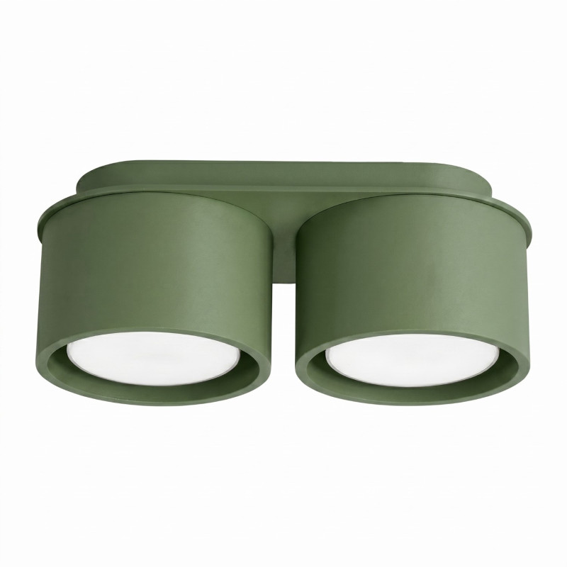 Taklampa MODO 2 olivgrön Gx53
