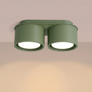 Taklampa MODO 2 olivgrön Gx53