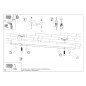 Taklampa EYETECH 4 svart