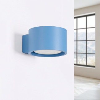 Vägglampa MODO 1 azurblå Gx53