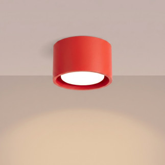 Taklampa MODO 1 röd Gx53