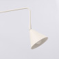 Vägglampa NOX 1 beige med strömbrytare Vägglampa NOX 1 beige med strömbrytare