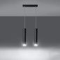 Pendel lampa LAGOS 2 svart