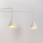 Vägglampa NOX 2 beige med strömbrytare Vägglampa NOX 2 beige med strömbrytare