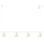 Ljuskrona NOX 4L beige