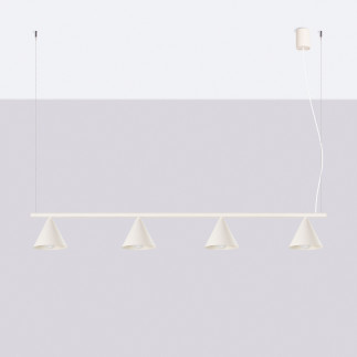 Ljuskrona NOX 4L beige