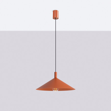 Pendellampa NOX 40 röd ockra