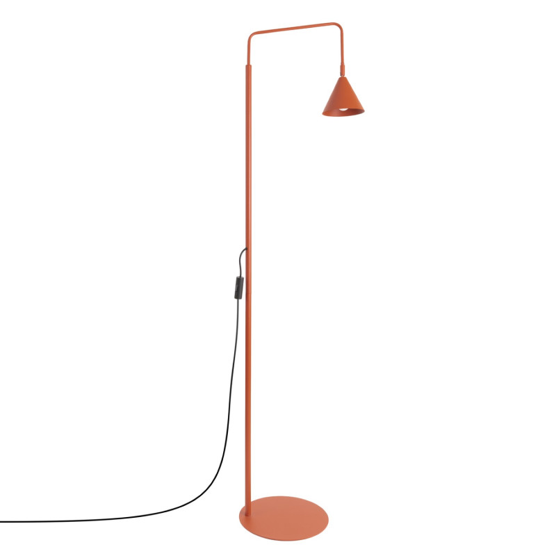 Golvlampa NOX röd ockra