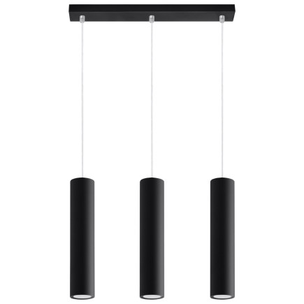 Pendel lampa LAGOS 3L svart