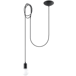Pendel lampa EDISON 1 svart