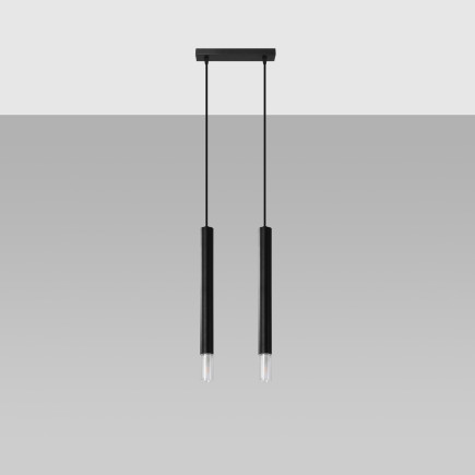 Pendel lampa WEZYR 2 svart