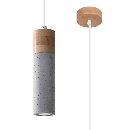 Pendel lampa ZANE 1 grå