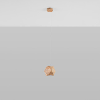Pendel lampa brownY naturträ