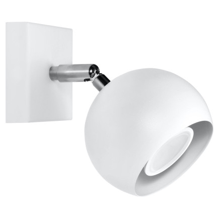 Vägglampa OCULARE vit