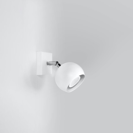 Vägglampa OCULARE vit