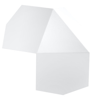 Vägglampa TRE vit