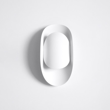 Vägglampa TEAR vit